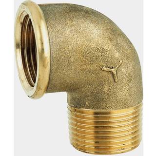 Rørvinkel Maestrini 90° Elbow Male/Female, messing, vinklet 90°, 2 1/2" G (BSP) (indvendig) til 2 1/2" G (BSP) (udvendig)