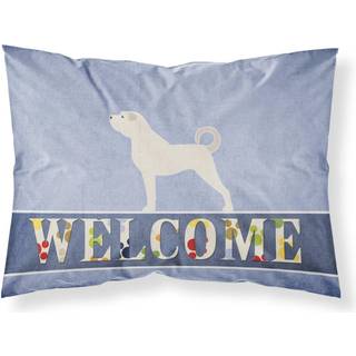 """" Caroline's Treasures Anatolian Shepherd Welcome Pillowcase Standard """"