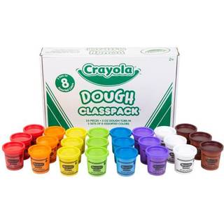 Crayola Dough ClassPack 8 Assorterede farver Tacile Art Supplies 3oz hver 24 t?ller bulk