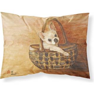 """" Caroline's Treasures MH1063Pillowcase French Bulldog Tag mig for stof Standard Pillowcase Large Multicolor """"