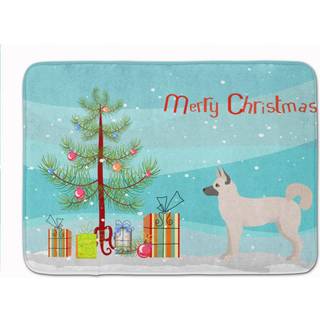 """" Caroline's Treasures Gerberian Shepsky Christmas Tree Machine Washing Memory Foam Mat Doormats Multicolor """"