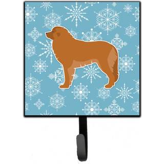 """" Caroline's Treasures Winter Snowflake Leonberger Leash eller Key Holder BB3558SH4 Lille multicolor """"