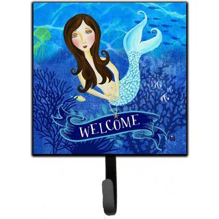 """" Caroline's Treasures Welcome Mermaid Leash eller Key Holder VHA3010SH4 Lille Multicolor """"