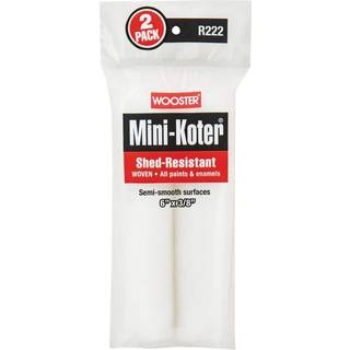 Wooster 48476 6 """" Mini-Koter Woven 3/8 """" 2pk No St?rrelse Multi