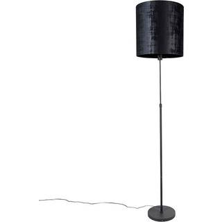 Gulvlampe sort skærm sort 40 cm justerbar - Parte