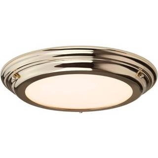 Elstead Loftslampe Welland, Messing/guld, Badeværelse, Metal, Moderne