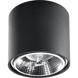 Loftslampe TIUBE sort
