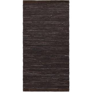 Gulv løber i mørk brun - 65x135 cm