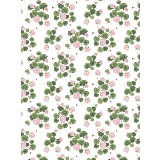 Arvidssons Textil Astrid stof Lyserød/Grøn