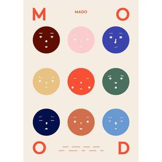 Paper Collective 9 Moods plakat 50x70 cm