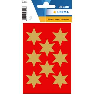 Herma stickers Decor stjerner ø33 guld (3)