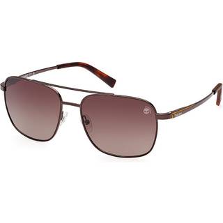 Timberland Mand TB9303 48H Solbriller Metal Brun Brun Firkantet Polariseret Skygge