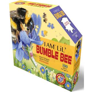 Madd Capp Lil 'Bumble Bee 100 Piece Jigsaw Puzzle i alderen 5 & Up-Unik dyreformede plakatst?rrelse er store til let h?ndtering inkluderer uddann