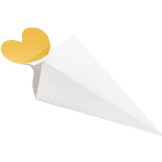 6 stk Hjerte æsker - Favors