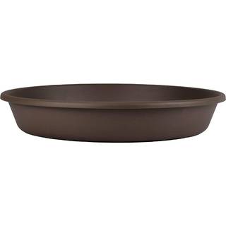 Classic Pot Saucers 13-7/8 """" Udenfor dimension chokolade