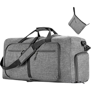 Vomgomfom rejse duffle taske til mænd 65L 85L 115L sammenfoldelig rejse duffel taske med sko rum natten over taske til mænd kvinder