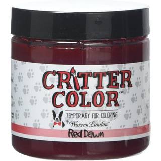 Critter Color Midlertidig k?ledyr pels farvel?gning- Warren London- Let at bruge- 7 farver- lavet i USA-r?d