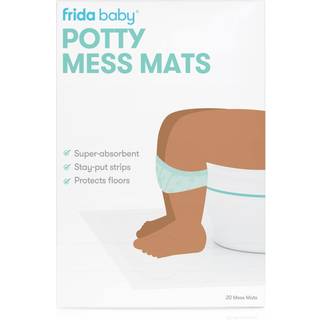 Frida Baby Potty Mess Mats Disponable superabsorberende gulvpuder til let oprydning 20 tælling