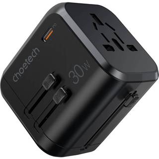 Choetech PD5008 Rejseadapter 30W (Europa/England/USA/Australien)