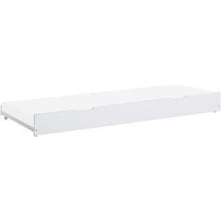 Spiloppe udtræksseng med madras 70x190 cm - hvid