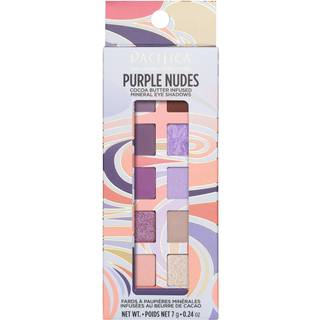 Pacifica Beauty Purple Nudes Mineral Eyeshadow Palette 10 B?rbare Purples Shades Matte Shimmer Metallic Eye Makeup Longwearing og blandbar infund