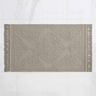 Jean Pierre - Ricardo Bath Mat Woven Fringe Badev?relse T?pper 100% Bomton Premium Badev?relsesindretning - M?l 21 """" X 41 """" - Linned
