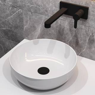 Tvättställ Noto Rund Vit Blank 40 cm
