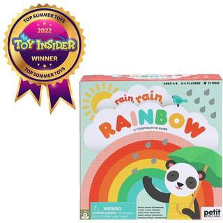 Petit Collage Game Rain Rain Rainbow - Spil