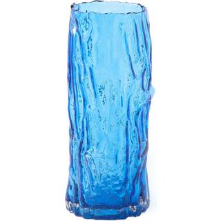 Polspotten Vase Tree Log Blue M Vase 44 Cm - Vaser Glas Mørkeblå - 140-205-403
