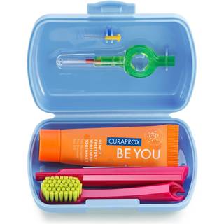 Curaprox Travel Set rejsesæt til tænder, tunge og tandkød Blue - 1 stk.