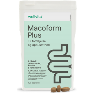 Wellvita Macoform Plus - 120 tabletter - Dobbelt hjælp til din mave