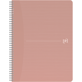 Oxford My Rec’Up notesbog A4 med spiral linieret pink