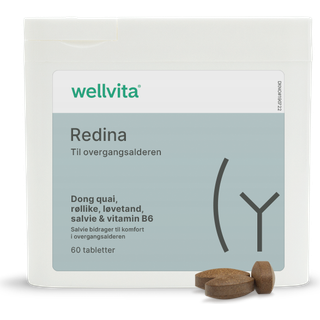 Wellvita Redina - 60 tabletter - Velvære i overgangsalderen