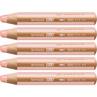 Stabilo woody 880-355 Hudfarve tyk farveblyant 5stk