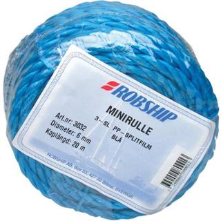 Reb til presenning Minirulle, Ø8 mm, 30 meter, blå