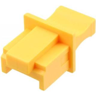 Støvdæksel til RJ45 - 10 stk - Gul