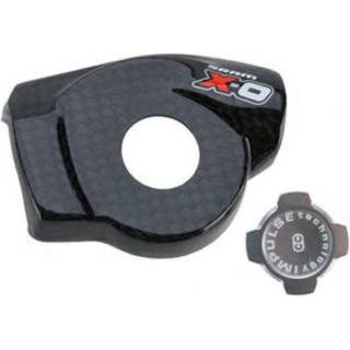 Dæksel SRAM X0 trigger gearskifter venstre 3 gear sort/rød