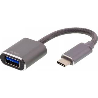 USB-C 3.1 til USB-A OTG Adapter, Grå