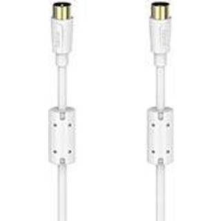 Hama Flexislim koaksialt antennekabel 90 dB (3 m/hvid] - På lager i butik