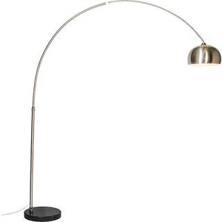Stål bue lampe med metal skærm 33 cm justerbar - XXL