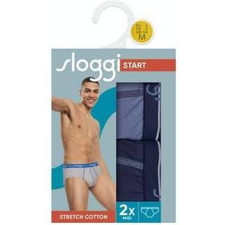 Sloggi 2-pak For Men Start Midi - Black - X-Large