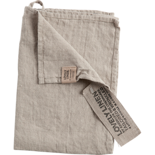 Lovely Linen Lovely Gæstehåndklæde 35x50 Cm - Viskestykker Hør Natural Beige - GTL0189