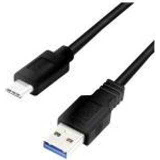 LogiLink USB-A - USB-C-kabel USB 3.2 Gen1 15W 0,15m