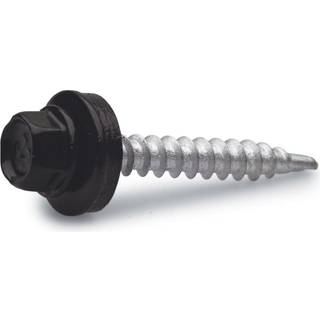 FAST farmerskrue, aluminium med sort top, 5,5 x 35 mm - 150 stk.