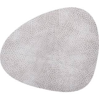 LIND DNA Hippo dækkeserviet curve M White/grey