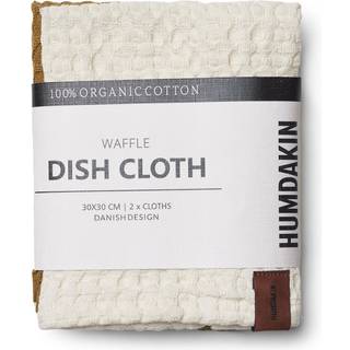 Humdakin Humdakin Waffle karklud 28x28 cm 2-pak Sunset/Shell