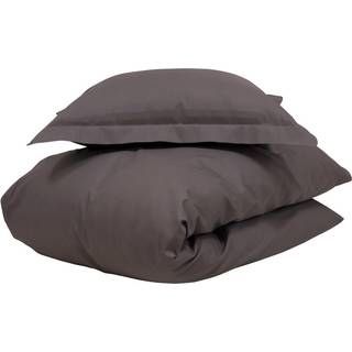 Økologisk kingsize sengetøj - Ekstra blødt gråt jacquardvævet sengesæt 240x220cm - 100% økologisk bomuldssatin (GOTS) - Turiform sengelinned