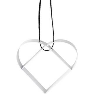 Stelton Figura ornament, hjerte soft white