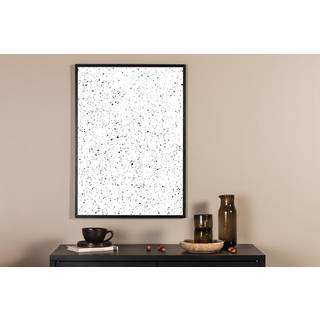 Dots Plakat  - Sort og Hvid