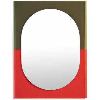Petite Friture Wander Spejl 67x90 Vermilion/Khaki